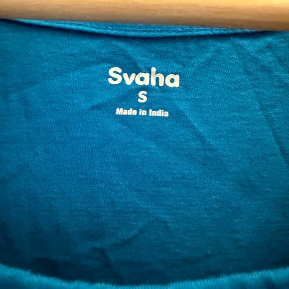 Svaha 3/4 circle twirl dress, size small, robin's egg blue - Picture 3 of 5